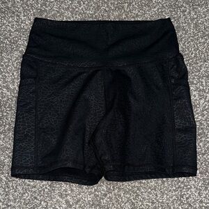 Sunzel Black Women's Biker Shorts
